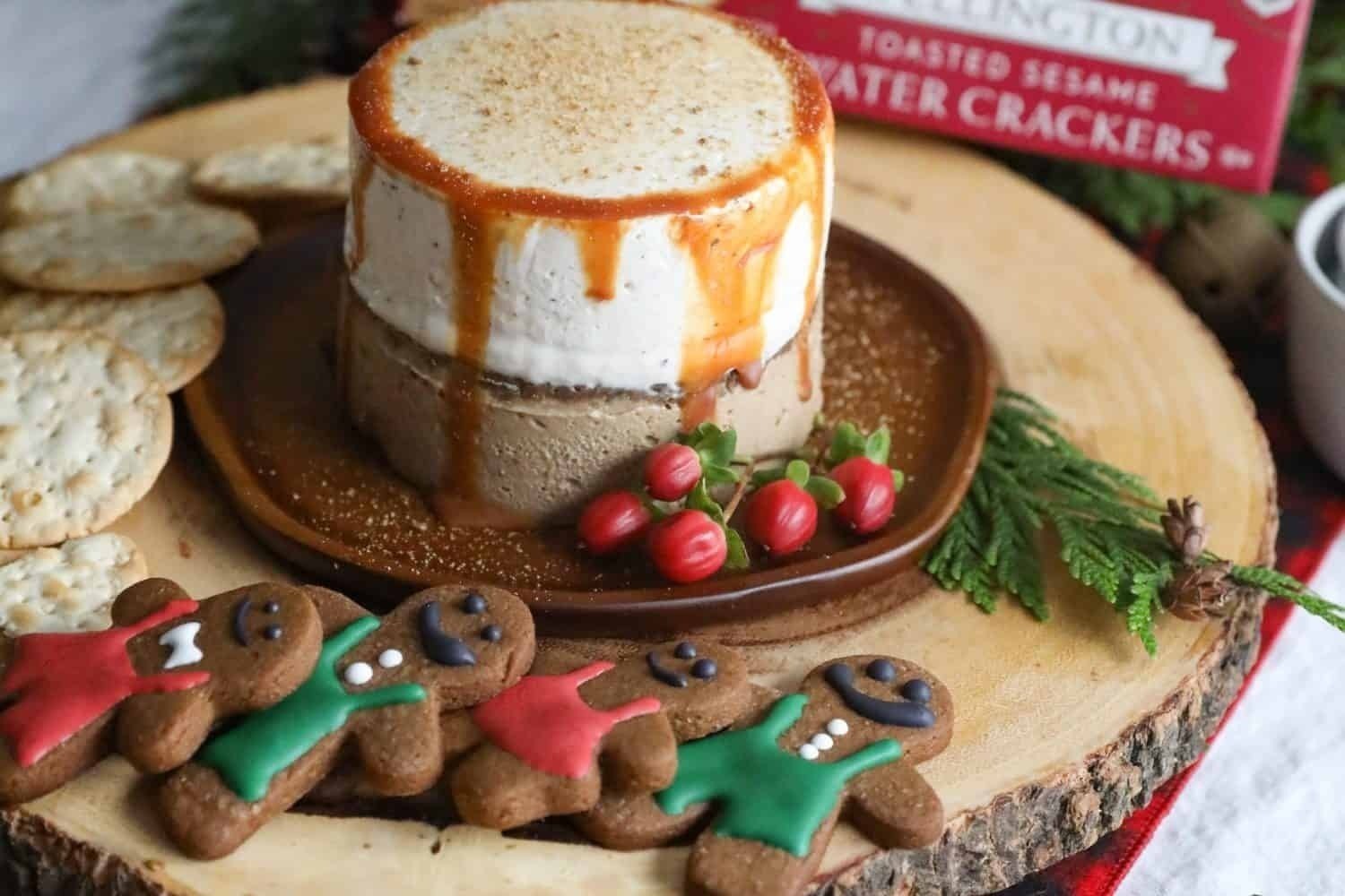 Gingerbread Cheesecake Stack | Wellington Crackers