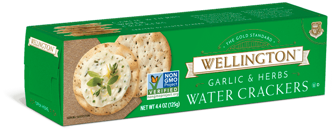 Garlic & Herbs Water Crackers