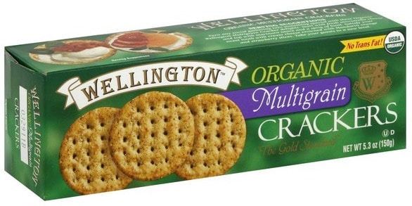 Organic multigrain water crackers