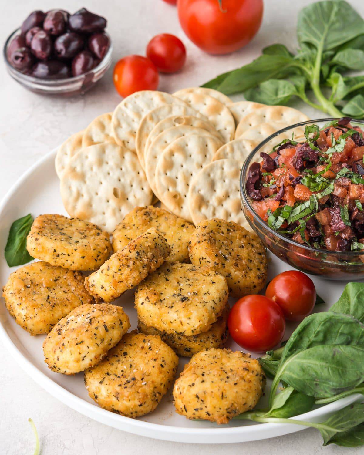 Fried Goat Cheese Medallions