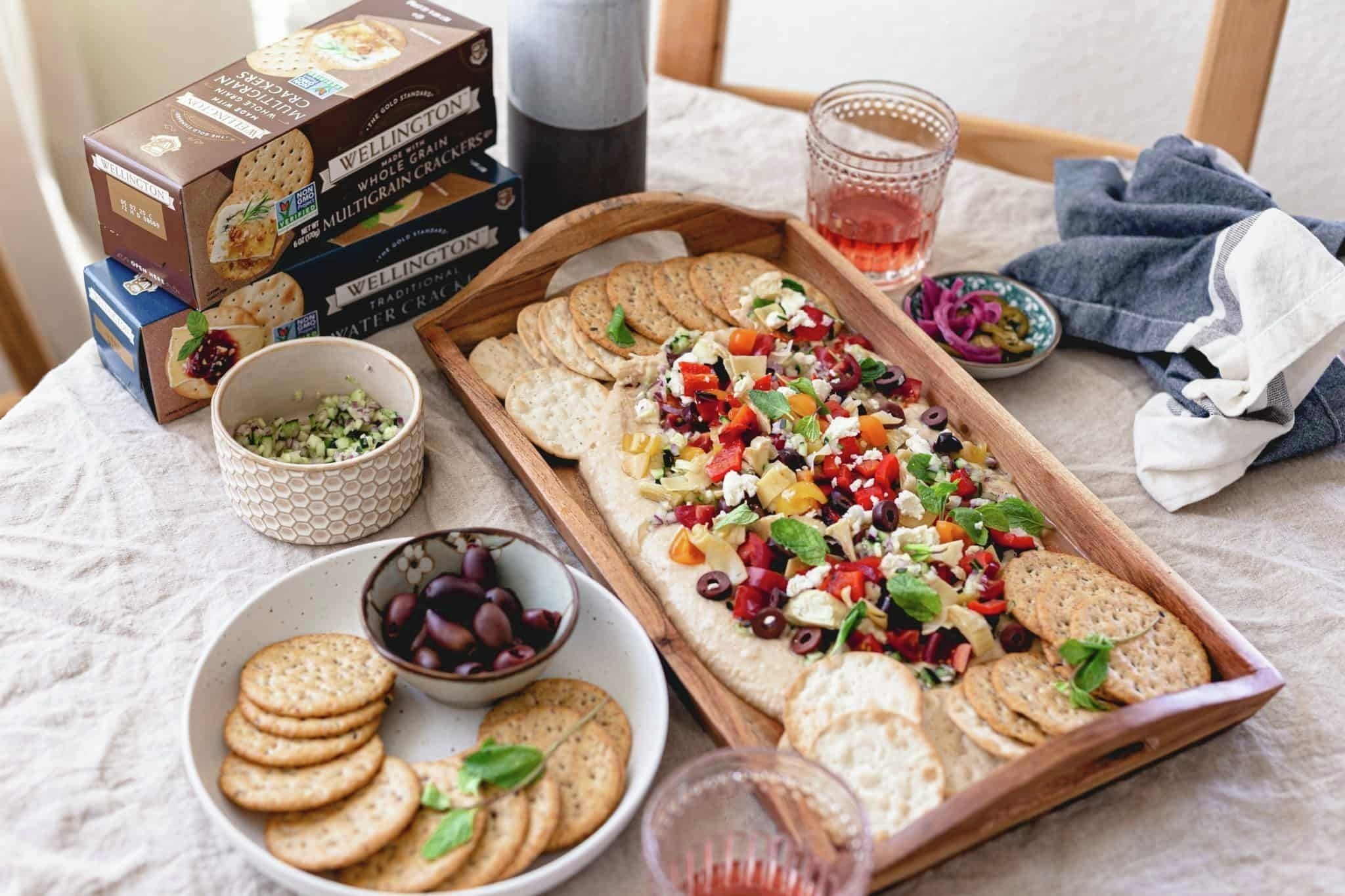 Greek Seven-Layer Dip | Wellington Crackers