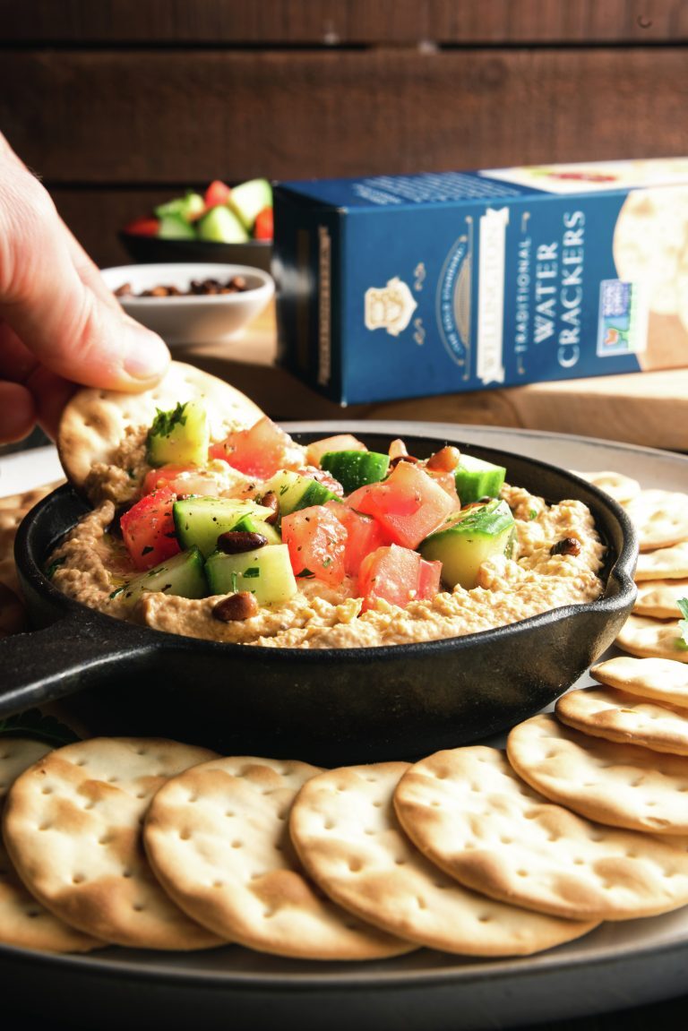 Smoky Eggplant Dip | Wellington Crackers