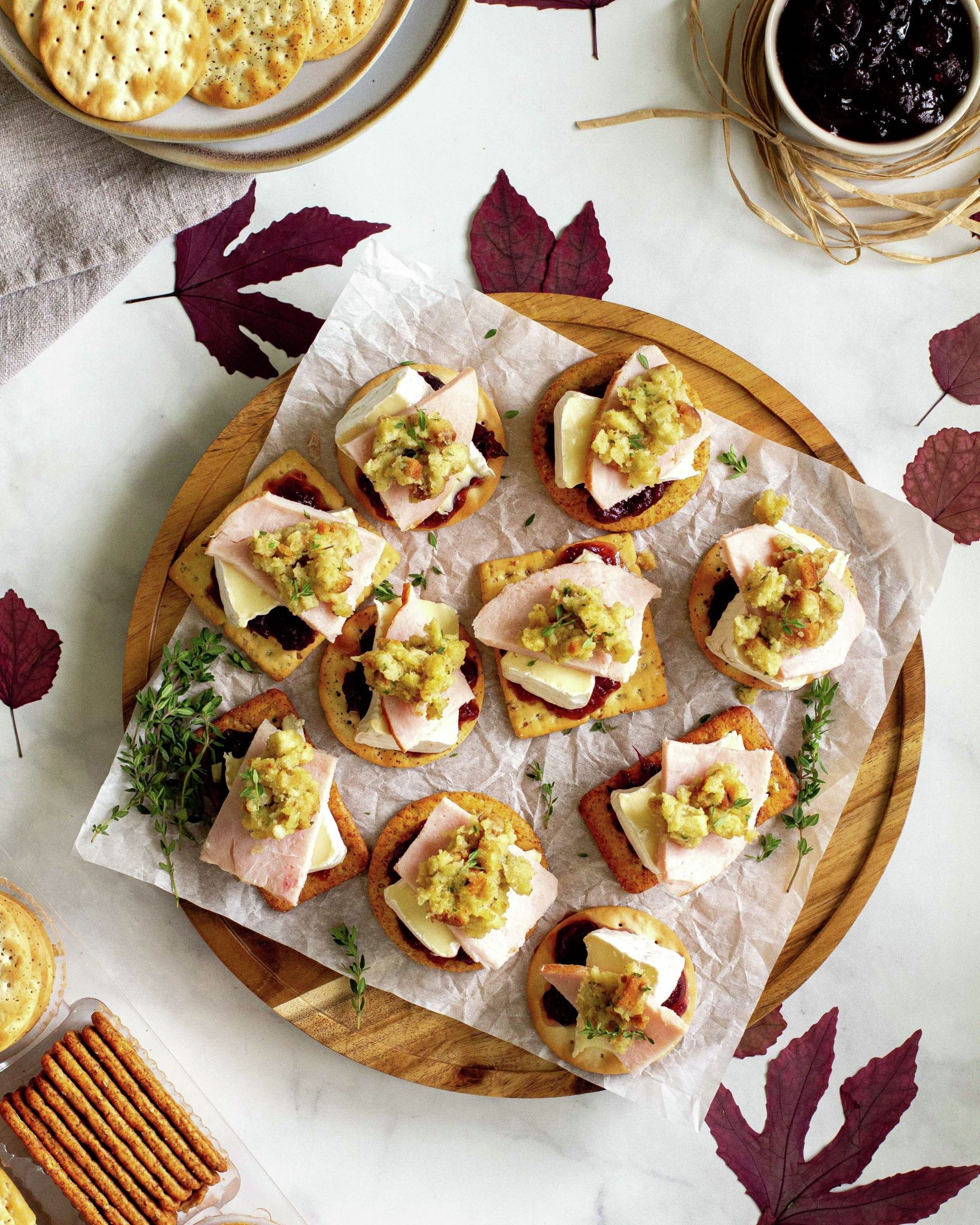 Thanksgiving Leftover Crackers | Wellington Crackers