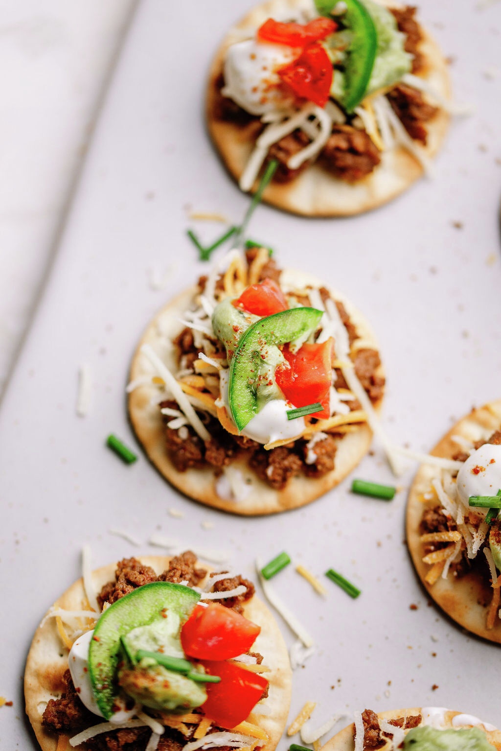 Cracker Taco Bites