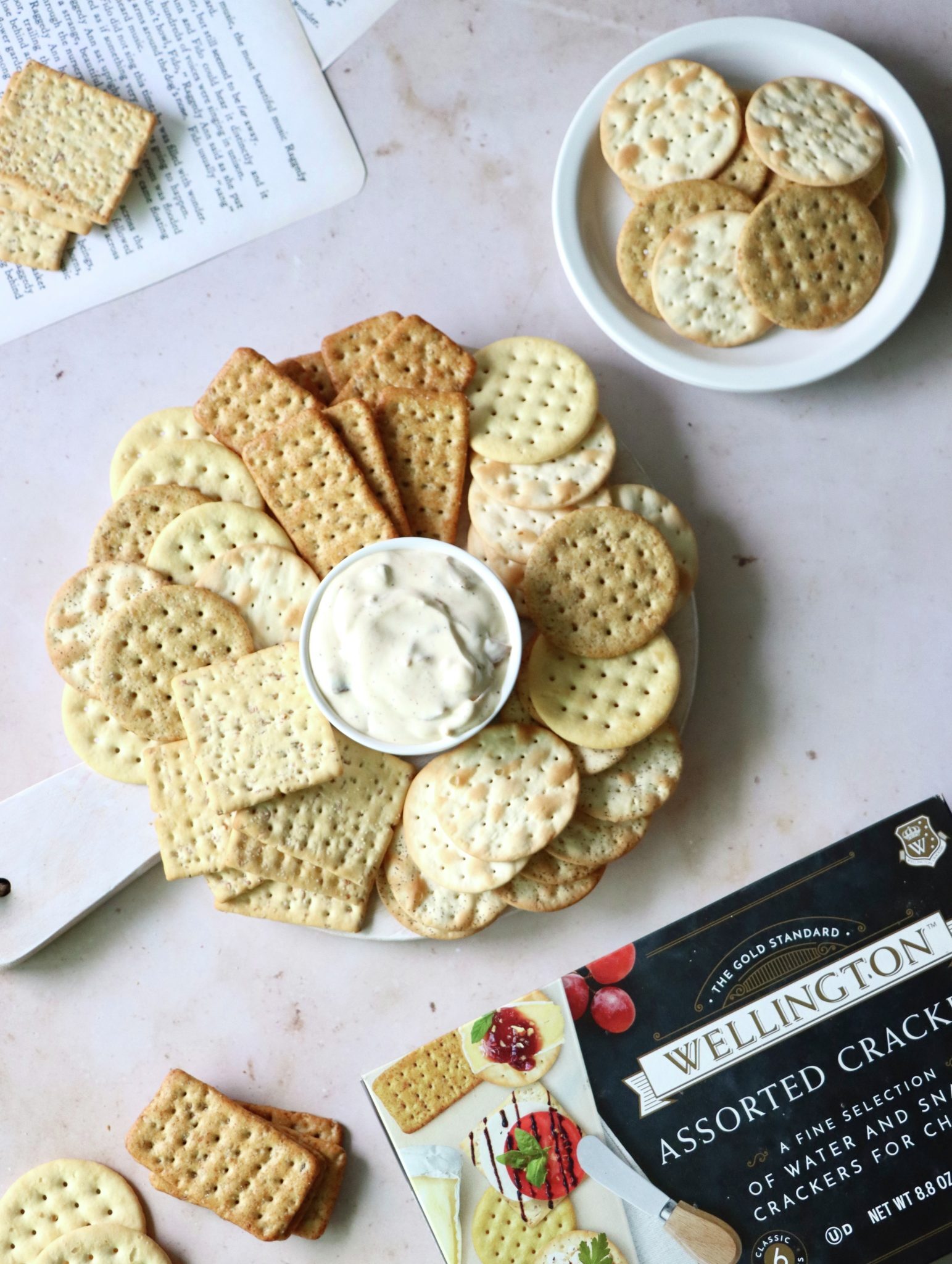 Caramelized Onion Dip | Wellington Crackers