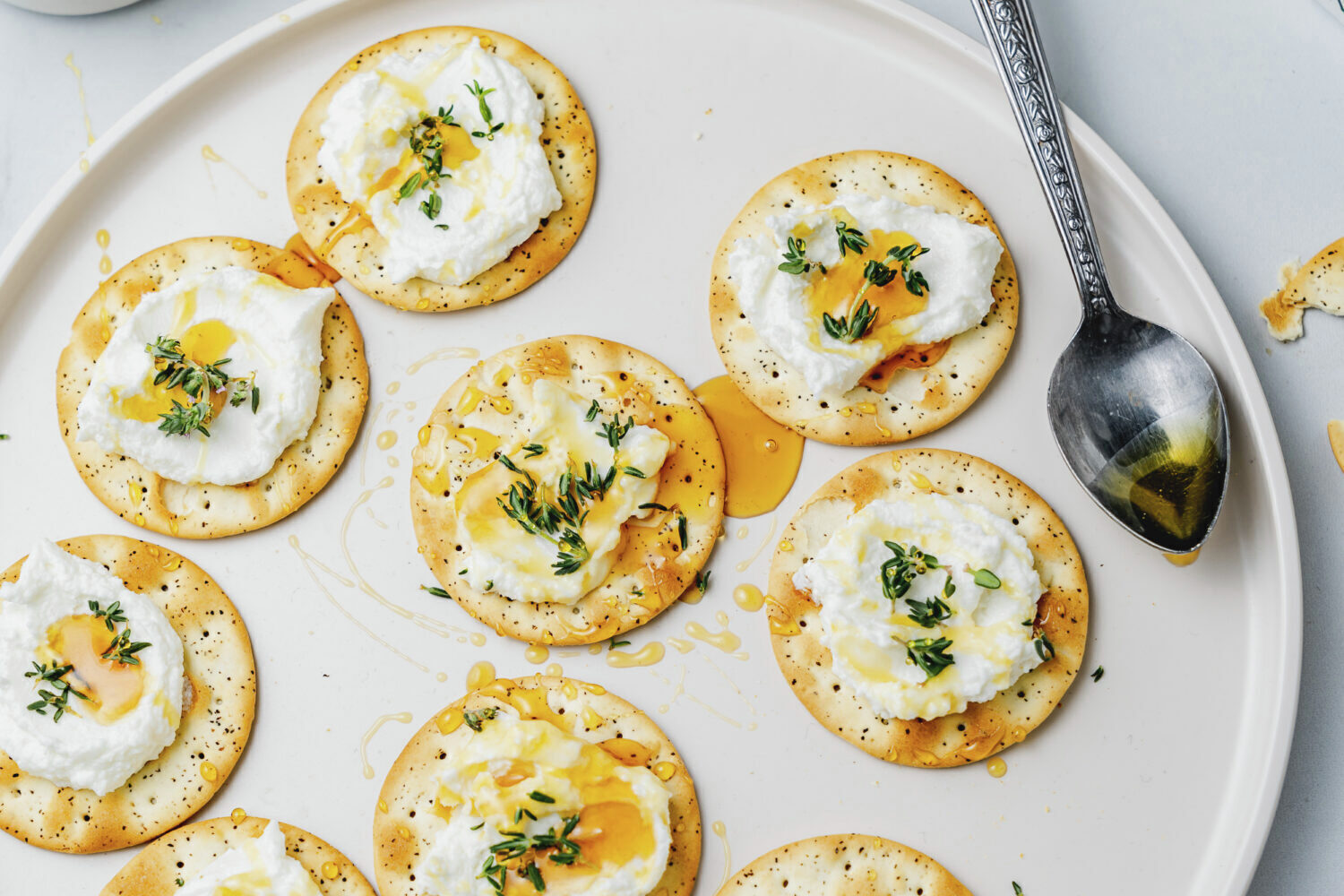 Goat Cheese and Honey Crackers | Wellington Crackers