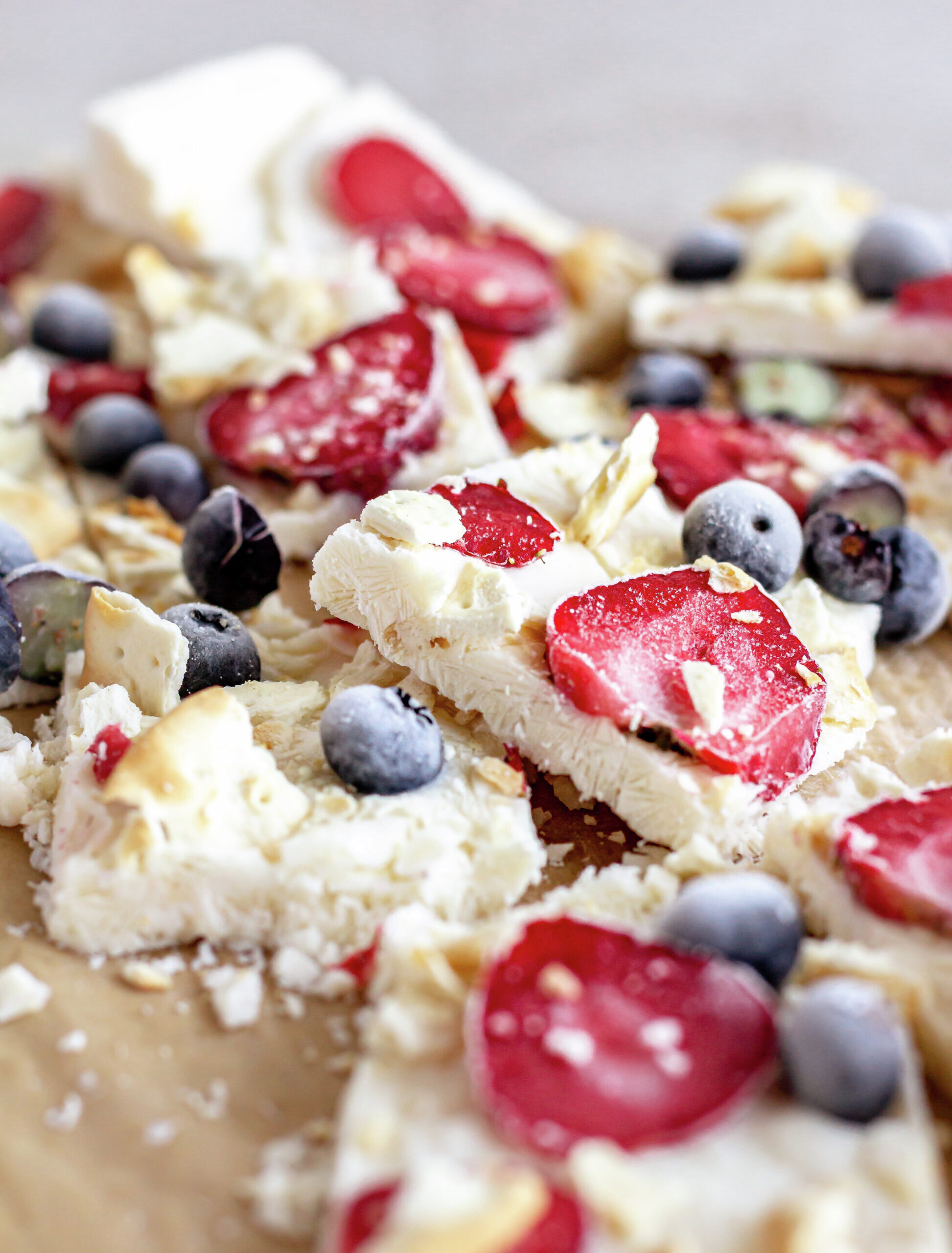 Frozen Yogurt Bark Wellington Crackers