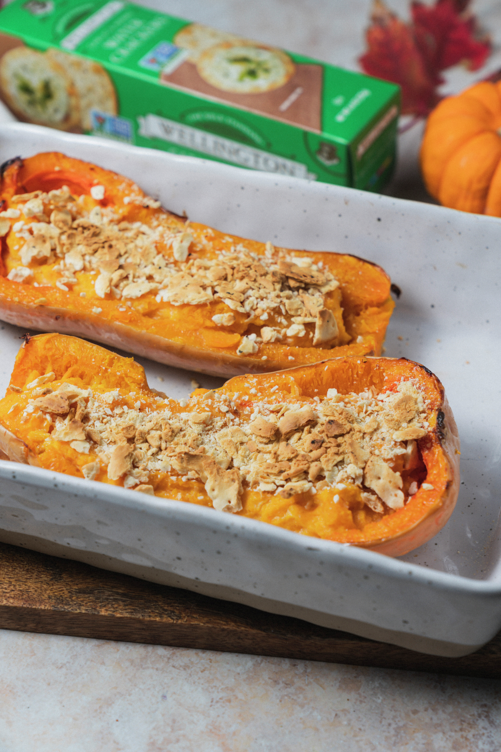 Cheesy Stuffed Butternut Squash