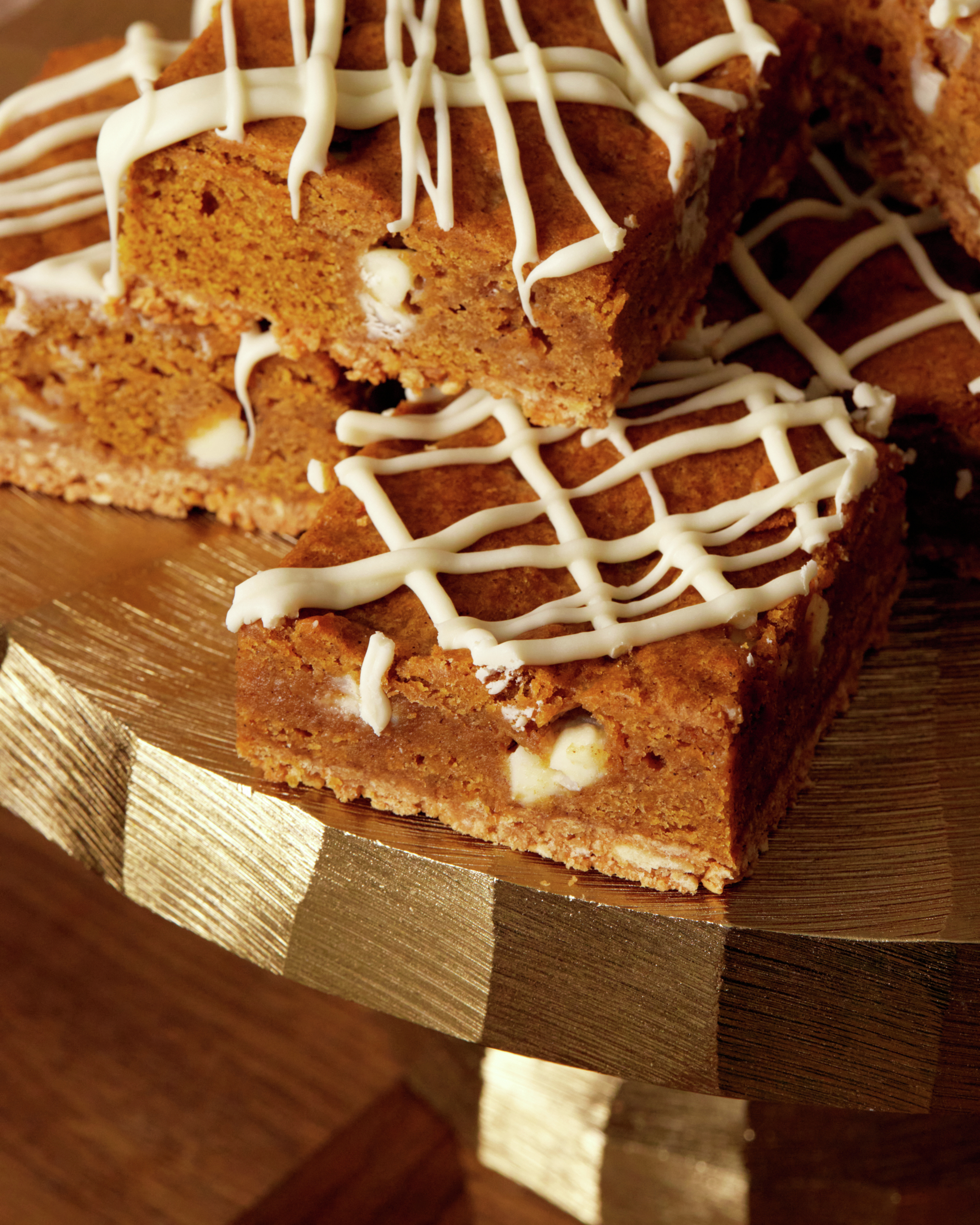 Brown Butter Pumpkin Bars with Cracker Crust