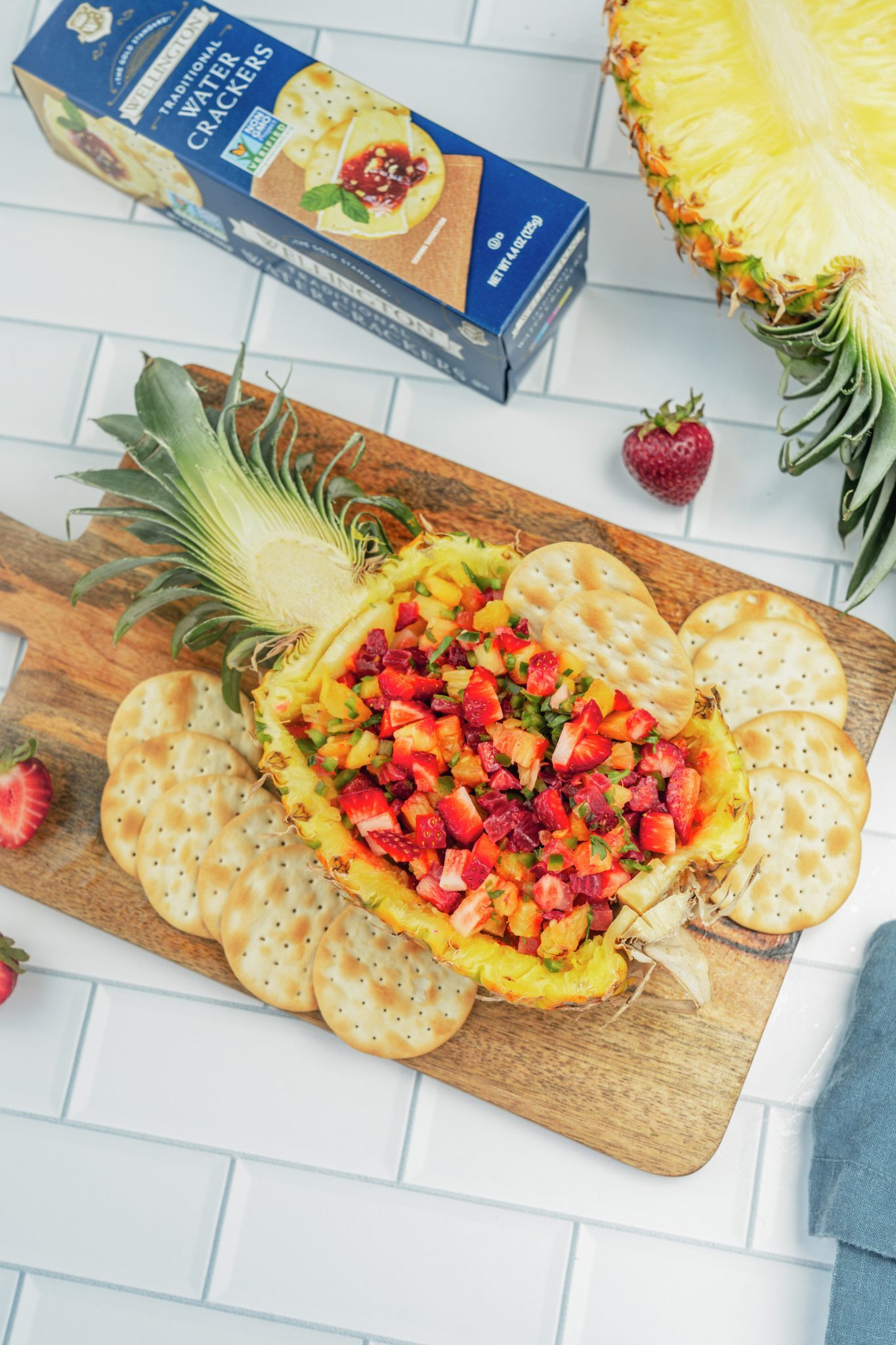Strawberry Pineapple Salsa | Wellington Crackers