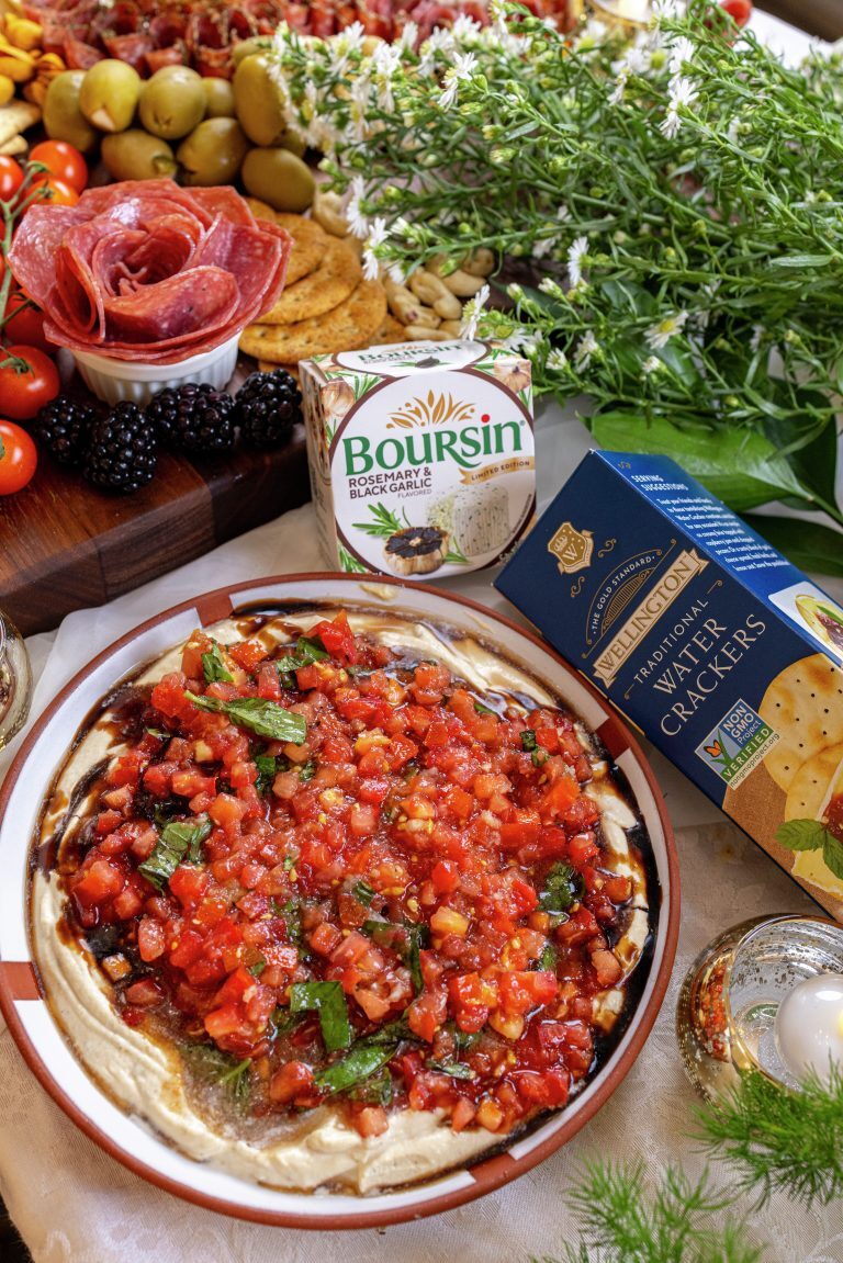 Boursin Bruschetta Dip | Wellington Crackers